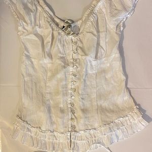 GUEES vintage white blouse